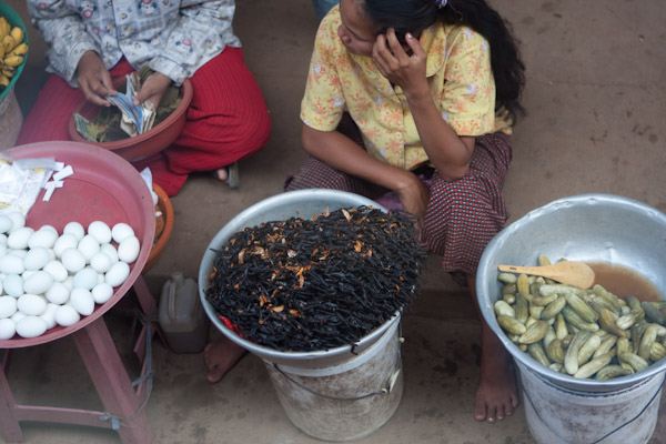 Fried Food Fried giant black spiders anyone?