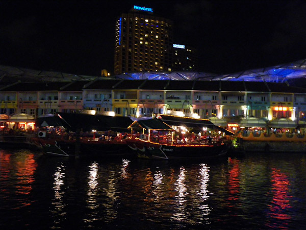 imgp0022 Boat restaurants, Clark Quay, Singapore